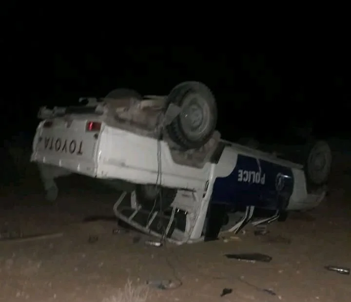 Taliyaha booliska gobolka Bari oo shil gaari ka badbaadey.