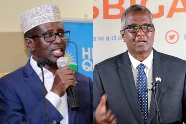 Sawir war oo la xiriira Shariif Sheekh Axmed iyo Cabdiraxmaan Cabdishakuur si kulul uga hadlay dagaalka ka dhacay