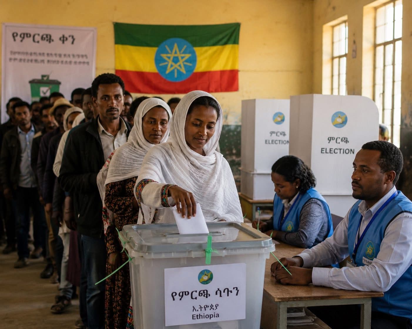 Wararkii u danbeeyay doorashada xasaasiga ah ee saaka ka dhaceysa dalka Itoobiya iyo rajada Abiye