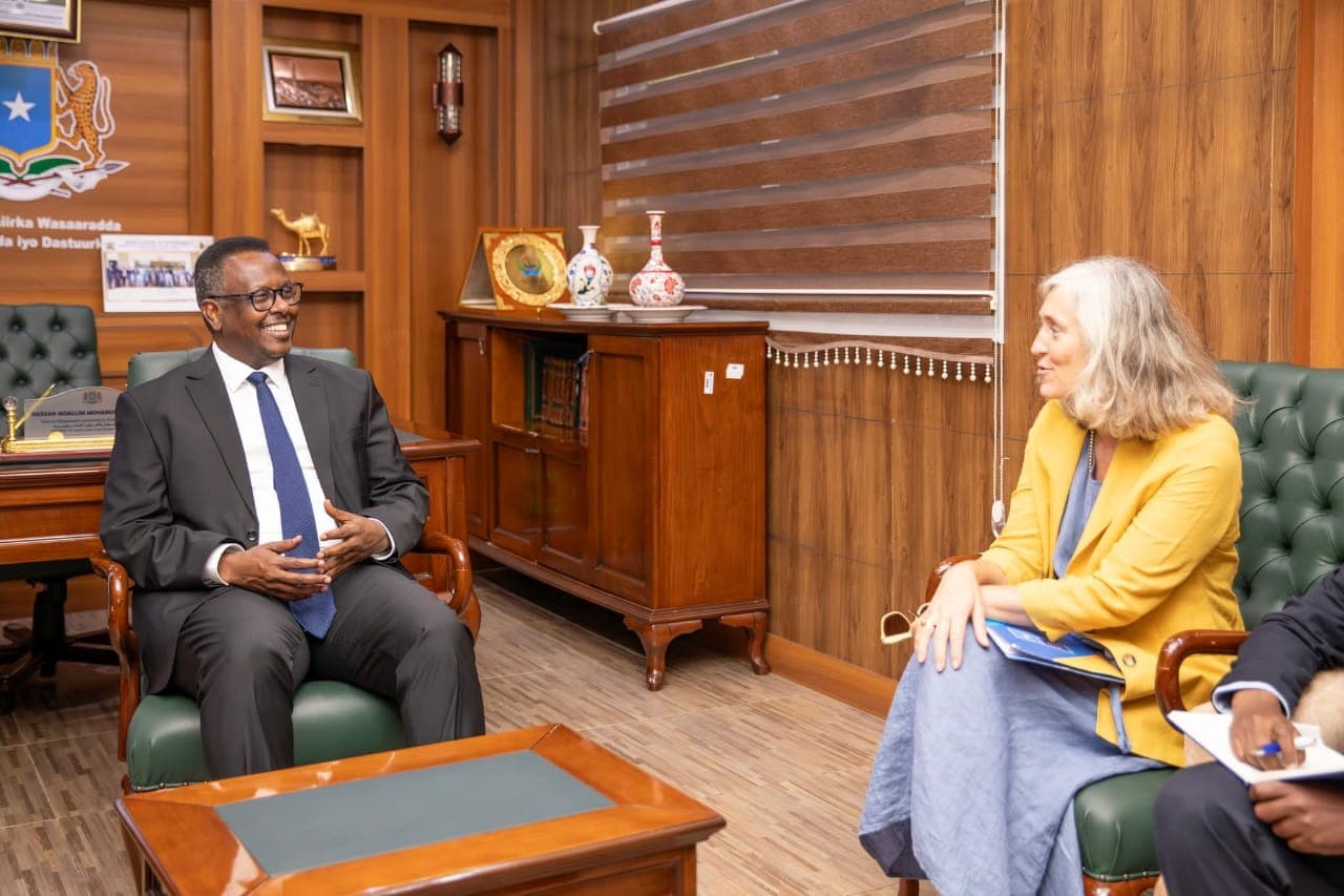 Wasiirka Cadaaladda Soomaaliya oo la Kulmay EU iyo UNDP si loo Xoojiyo Qaab-dhismeedka Sharciga