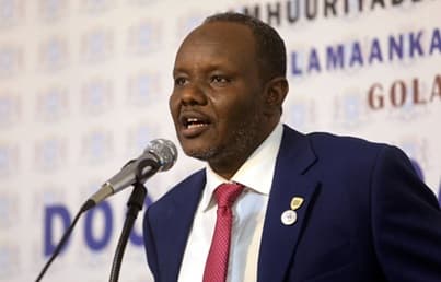Former President Laftagareen Accuses Mogadishu of Political Coup in South West