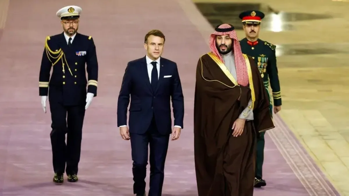 Dhaxal sugaha Sacuudiga iyo Macron oo ka wada hadlay xaaladda gobolka iyo amniga badda