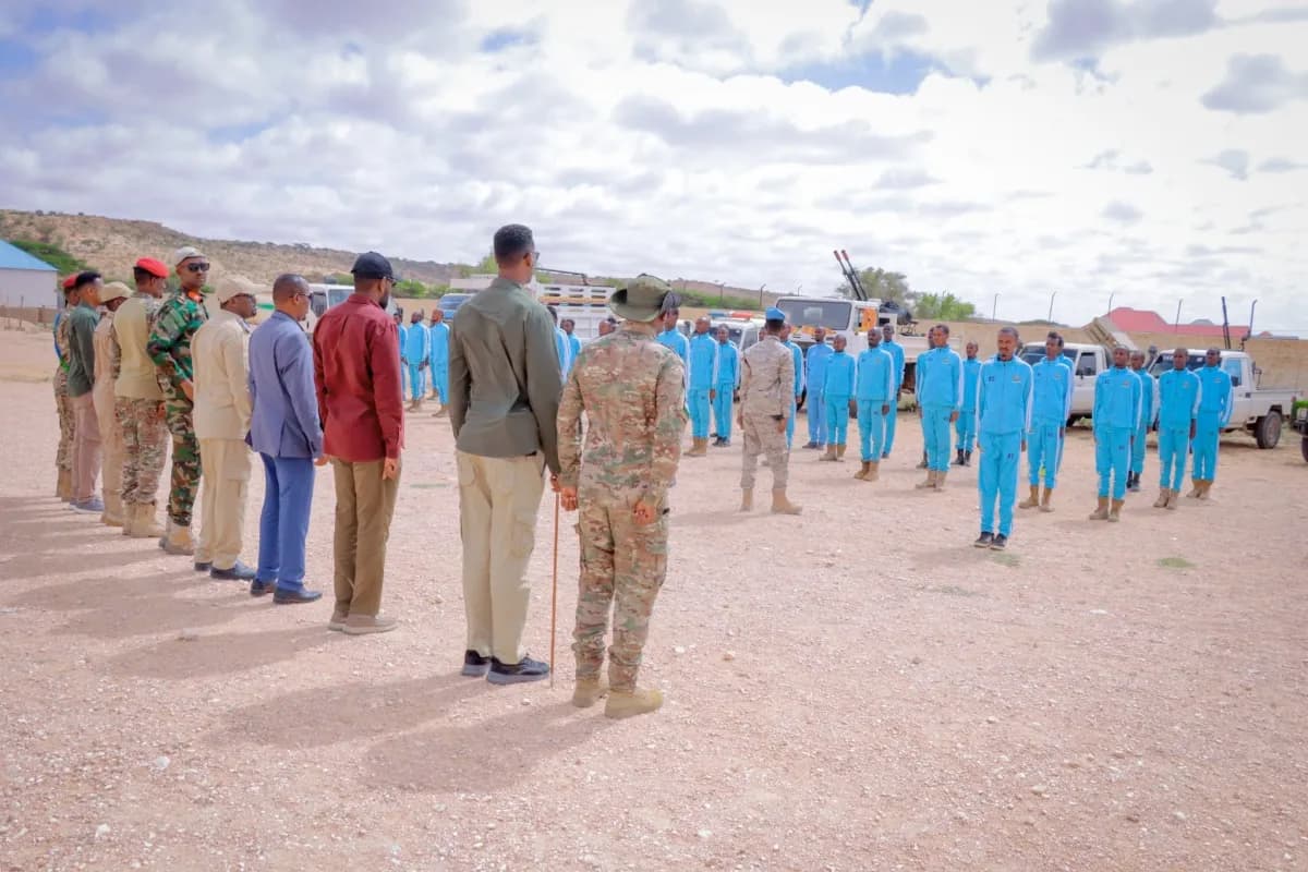 Cutub katirsan ciidanka Madaxtooyada Puntland oo tababar u furmay.