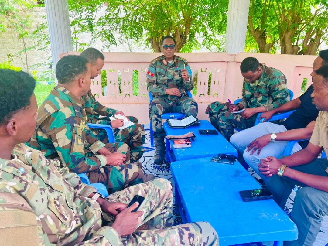 Saraakiisha milatariga Soomaaliya oo ka wada hadlaya amniga gobolka Bay ka hor doorashooyinka