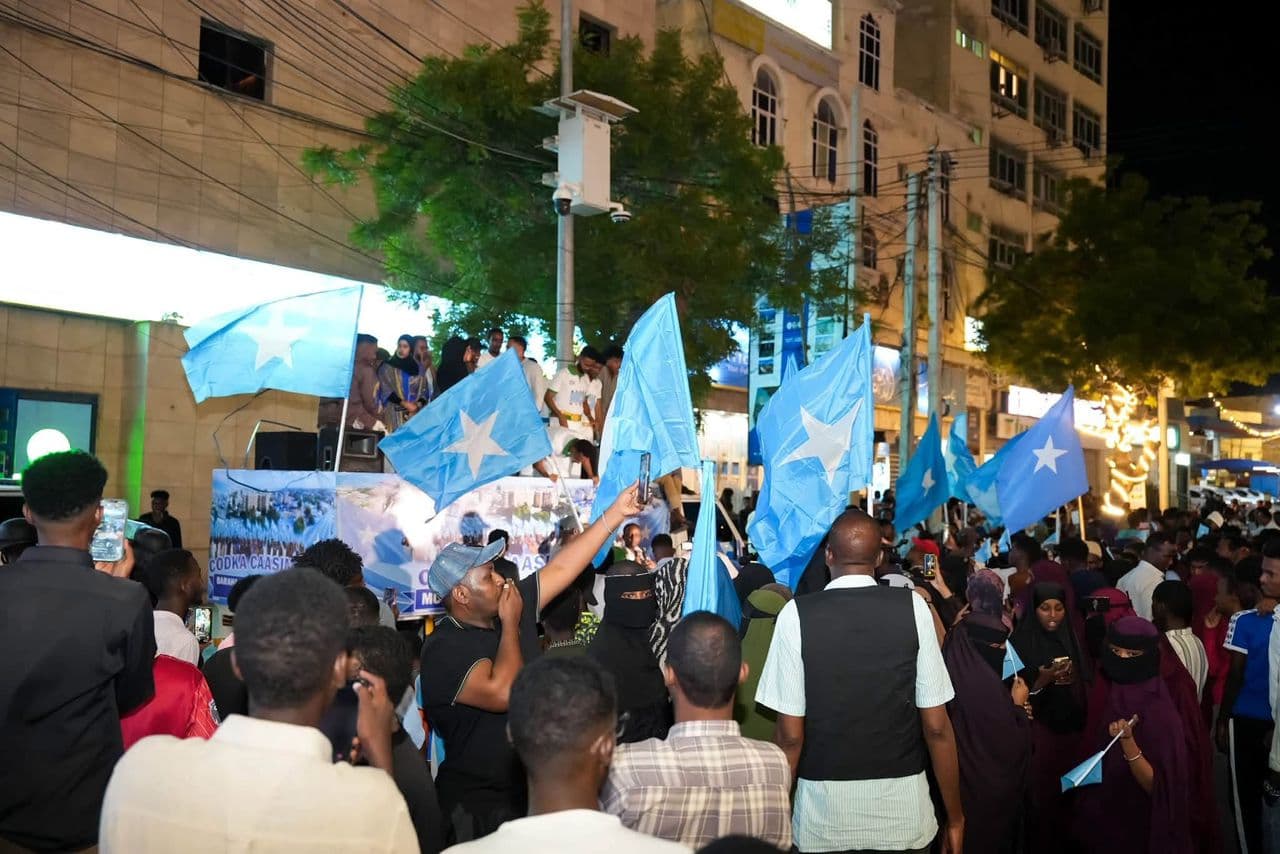 Banaanbax Lagu Taageerayo Dowladda Oo Ka Dhacay Muqdisho