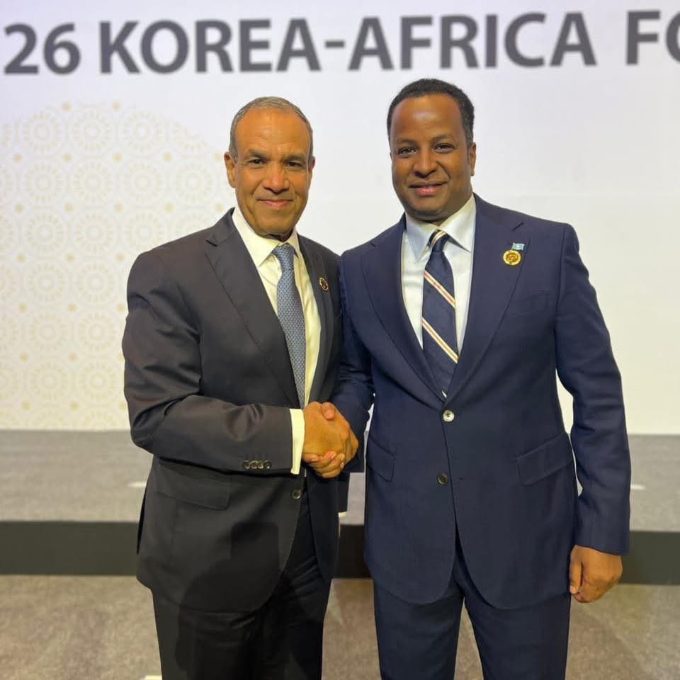 Wasiirka Arrimaha Dibadda Soomaaliya oo Seoul Kula Kulmay Dhiggiisa Masar