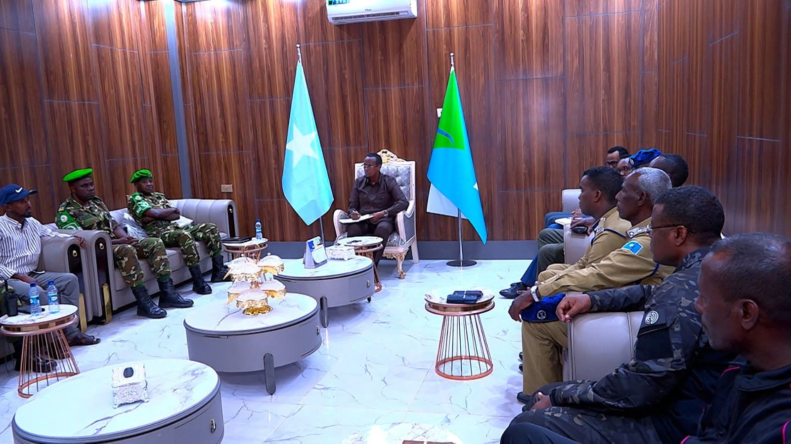 Hirshabelle regional President, AUSSOM Commander Discuss Security Cooperation