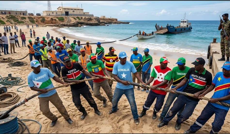 Sawir war oo la xiriira Somalia’s Submarine Fiber Networks Ready to Power a Unified East African Marketplace
