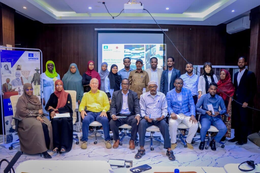 Aqoon-is-weydaarsiga Qaranka ee Barnaamijka Xusuusta Adduunka ee UNESCO oo ku soo dhamaaday Muqdisho