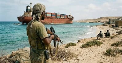 Sawir war oo la xiriira Piracy Off Somalia Rises Again As Iran-U.S War Forces Ships To Take Dangerous Detours
