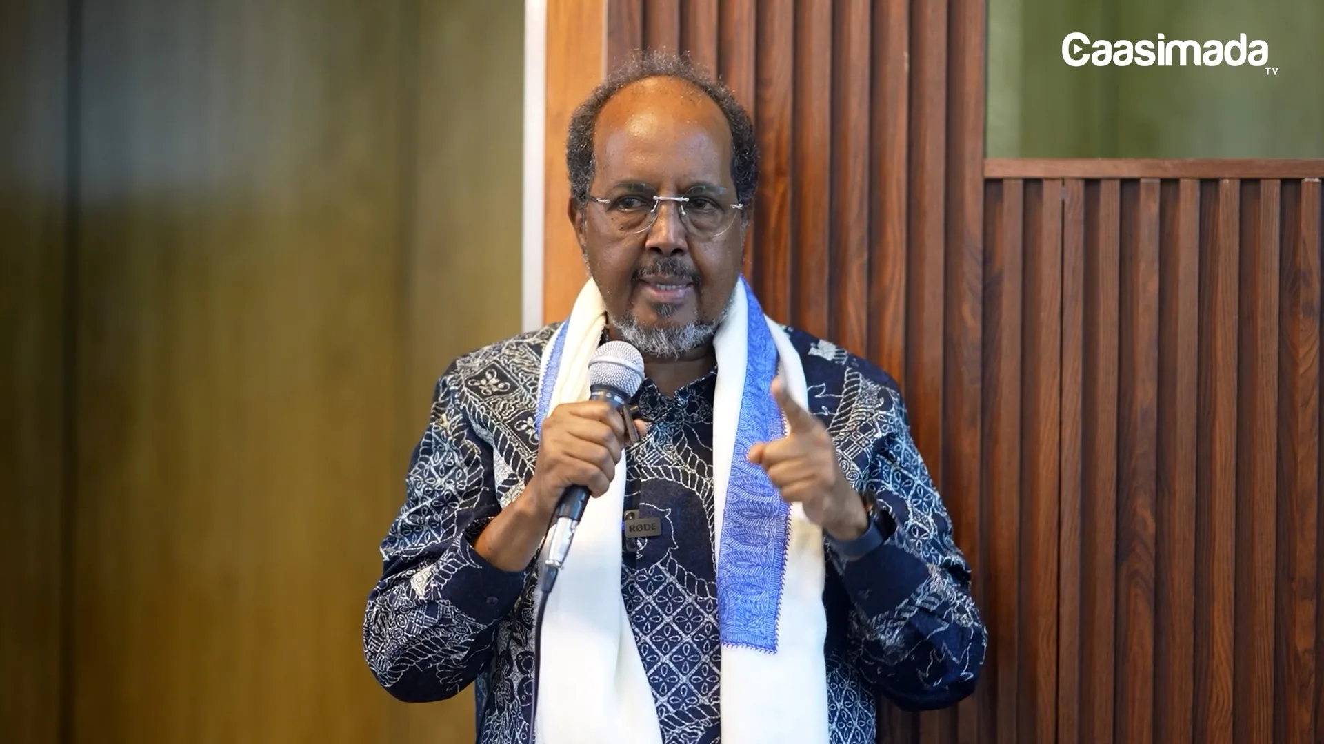 Madaxweyne Xasan Sheekh oo caawa diray farriin culus