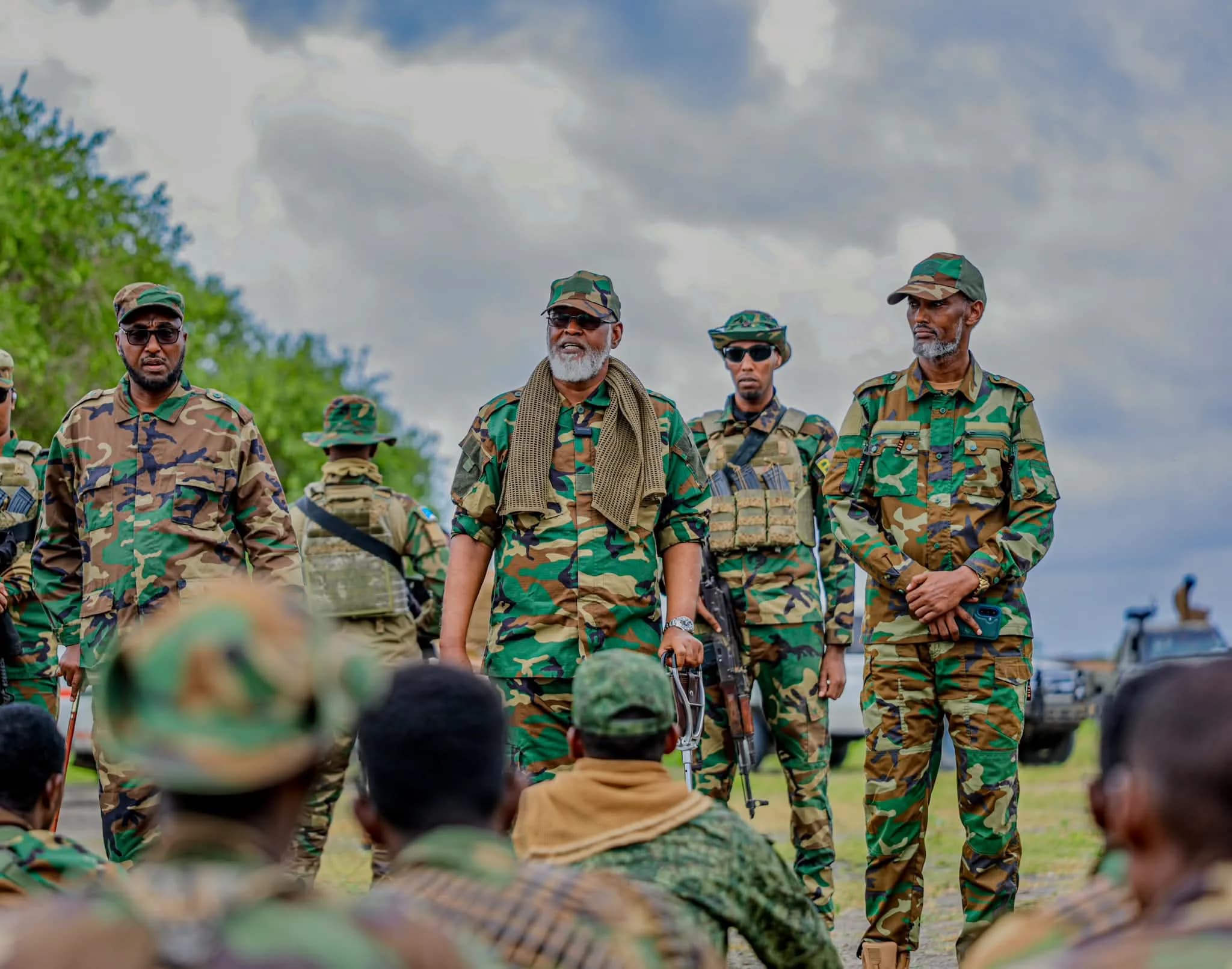 Axmed Madoobe oo maanta dhoolatus ka sameeyay furimaha hore ee Jubaland + Sawirro