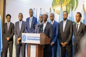 Sawir war oo la xiriira Mucaaradka Soomaaliya oo ku dhawaaqay mudaharaadyo todobaadle ah oo ku saabsan khilaafka